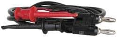Pomona - Black/Red Electrical Test Equipment Clip - Use with Banana Plugs - Exact Tool & Supply