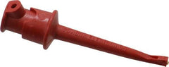 Pomona - Red Electrical Test Equipment Clip - Use with Minigrabbers - Exact Tool & Supply