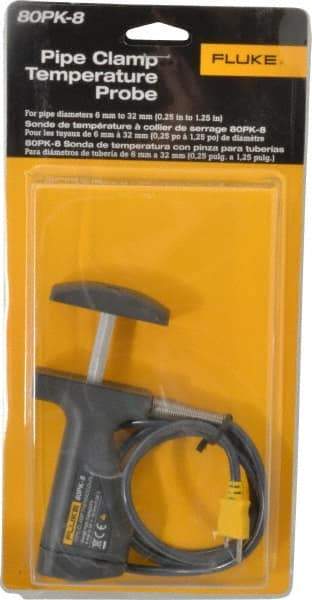 Fluke - -20 to 300°F, Pipeclamp, Thermocouple Probe - Exact Tool & Supply
