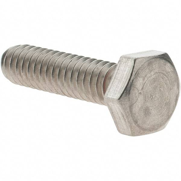 APM HEXSEAL - 1/2-13, Grade 18-8 Stainless Steel, Self Sealing Hex Bolt - Passivated, 1" Length Under Head, Silicone O Ring, UNC Thread - Exact Tool & Supply