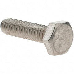 APM HEXSEAL - 1/2-13, Grade 18-8 Stainless Steel, Self Sealing Hex Bolt - Passivated, 1-1/2" Length Under Head, Silicone O Ring, UNC Thread - Exact Tool & Supply