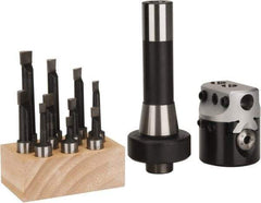 Value Collection - 2 Inch Body Diameter, Manual Offset Boring Head - R8 Taper, Tapered Mount - Exact Tool & Supply