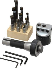 Value Collection - 2 Inch Body Diameter, Manual Offset Boring Head - R8 Taper, Tapered Mount - Exact Tool & Supply