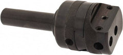 APT - 2" Body Diam, Manual Offset Boring Head - 4" Bore Diam, 3/8" Bar Hole Diam - Exact Tool & Supply