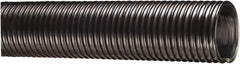 Kuriyama of America - 6" ID x 6.81" OD, 30 Max psi, 28 In. Hg, Dry Material Handling & Transfer Hose - Polyurethane Liner, PVC Cover, -40 to 150°F, 12" Bend Radius, 20' Coil Length, Black - Exact Tool & Supply
