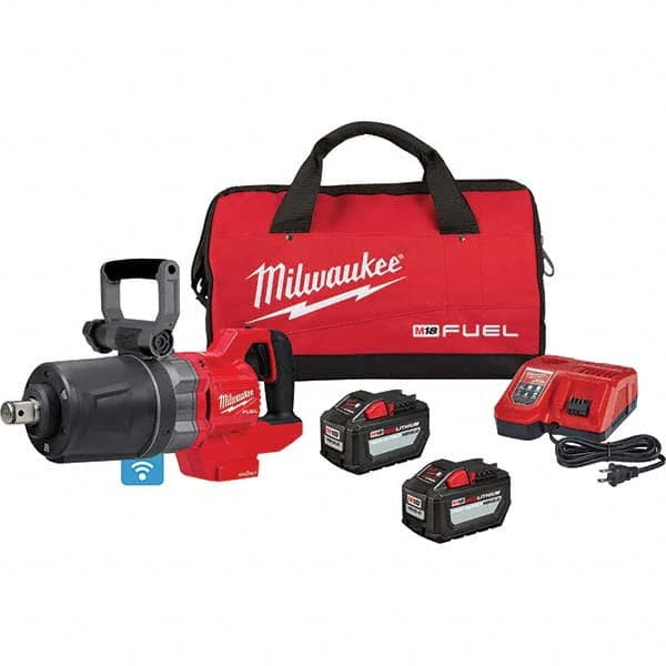 Milwaukee Tool - Cordless Impact Wrenches & Ratchets Voltage: 18.0 Drive Size (Inch): 1 - Exact Tool & Supply