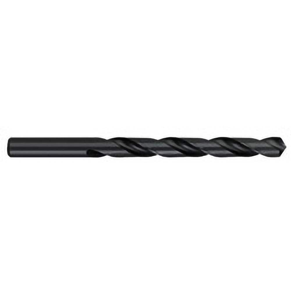 Jobber Length Drill Bit: 0.6875″ Dia, 118 °, High Speed Steel Bright/Uncoated, Right Hand Cut, Spiral Flute, Straight-Cylindrical Shank