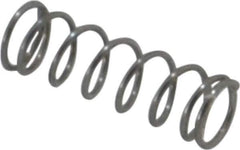 Value Collection - 0.12" OD, 0.012" Wire, 3/8" Free Length, Music Wire Compression Stock Springs Spring - 4.11 Lb Spring Rating - Exact Tool & Supply