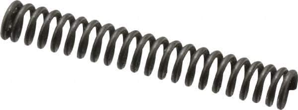 Value Collection - 0.12" OD, 0.02" Wire, 7/8" Free Length, Music Wire Compression Stock Springs Spring - 11.3 Lb Spring Rating - Exact Tool & Supply