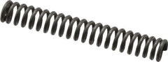 Value Collection - 0.12" OD, 0.02" Wire, 7/8" Free Length, Music Wire Compression Stock Springs Spring - 11.3 Lb Spring Rating - Exact Tool & Supply