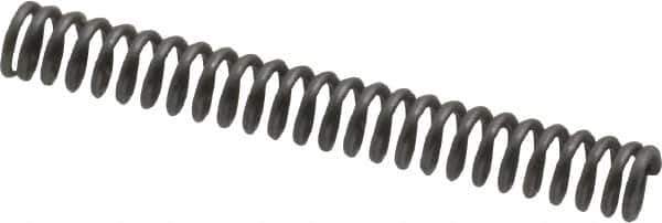 Value Collection - 0.12" OD, 0.02" Wire, 1" Free Length, Music Wire Compression Stock Springs Spring - 9.78 Lb Spring Rating - Exact Tool & Supply