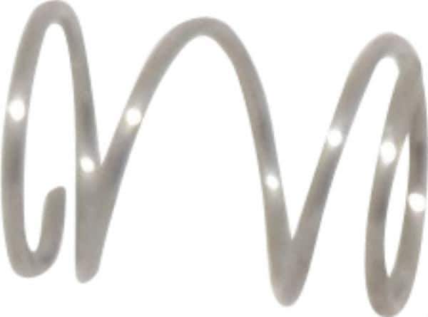 Value Collection - 0.18" OD, 0.016" Wire, 1/4" Free Length, Music Wire Compression Stock Springs Spring - 9.39 Lb Spring Rating - Exact Tool & Supply