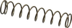 Value Collection - 0.18" OD, 0.016" Wire, 7/8" Free Length, Music Wire Compression Stock Springs Spring - 2.28 Lb Spring Rating - Exact Tool & Supply