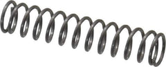 Value Collection - 0.18" OD, 0.02" Wire, 7/8" Free Length, Music Wire Compression Stock Springs Spring - 4.86 Lb Spring Rating - Exact Tool & Supply
