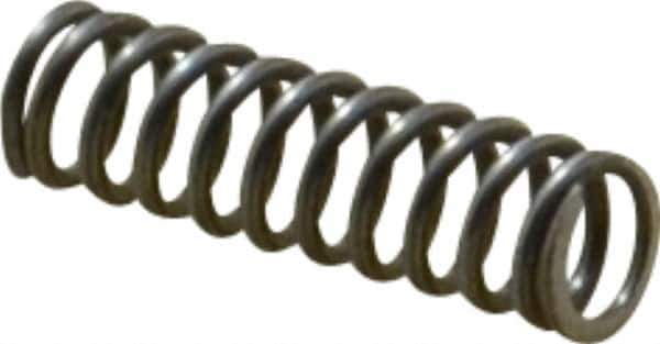 Value Collection - 0.18" OD, 0.026" Wire, 5/8" Free Length, Music Wire Compression Stock Springs Spring - 17.81 Lb Spring Rating - Exact Tool & Supply