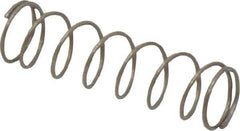 Value Collection - 0.24" OD, 0.02" Wire, 7/8" Free Length, Music Wire Compression Stock Springs Spring - 3.16 Lb Spring Rating - Exact Tool & Supply