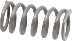 Value Collection - 0.24" OD, 0.032" Wire, 1/2" Free Length, Music Wire Compression Stock Springs Spring - 29.9 Lb Spring Rating - Exact Tool & Supply