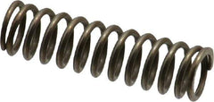 Value Collection - 0.24" OD, 0.032" Wire, 7/8" Free Length, Music Wire Compression Stock Springs Spring - 16.09 Lb Spring Rating - Exact Tool & Supply