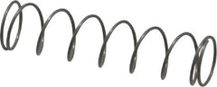 Value Collection - 0.3" OD, 0.02" Wire, 1-1/4" Free Length, Music Wire Compression Stock Springs Spring - 1.61 Lb Spring Rating - Exact Tool & Supply
