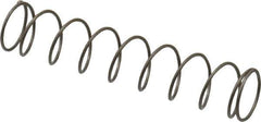 Value Collection - 0.3" OD, 0.02" Wire, 1-1/2" Free Length, Music Wire Compression Stock Springs Spring - 1.34 Lb Spring Rating - Exact Tool & Supply