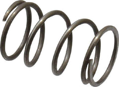 Value Collection - 0.3" OD, 0.026" Wire, 1/2" Free Length, Music Wire Compression Stock Springs Spring - 9.38 Lb Spring Rating - Exact Tool & Supply