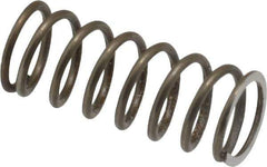 Value Collection - 0.3" OD, 0.032" Wire, 3/4" Free Length, Music Wire Compression Stock Springs Spring - 12.65 Lb Spring Rating - Exact Tool & Supply