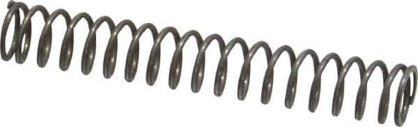 Value Collection - 0.3" OD, 0.032" Wire, 2" Free Length, Music Wire Compression Stock Springs Spring - 4.48 Lb Spring Rating - Exact Tool & Supply
