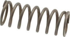 Value Collection - 0.3" OD, 0.035" Wire, 3/4" Free Length, Music Wire Compression Stock Springs Spring - 17.42 Lb Spring Rating - Exact Tool & Supply