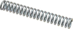 Value Collection - 0.3" OD, 0.047" Wire, 2" Free Length, Music Wire Compression Stock Springs Spring - 19.94 Lb Spring Rating - Exact Tool & Supply
