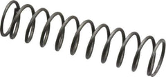 Value Collection - 0.36" OD, 0.032" Wire, 1-1/2" Free Length, Music Wire Compression Stock Springs Spring - 4.3 Lb Spring Rating - Exact Tool & Supply