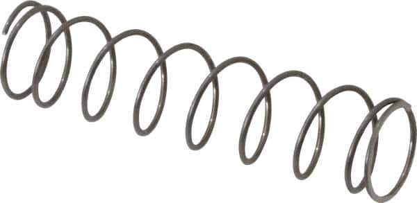 Value Collection - 0.42" OD, 0.028" Wire, 1-3/4" Free Length, Music Wire Compression Stock Springs Spring - 1.97 Lb Spring Rating - Exact Tool & Supply