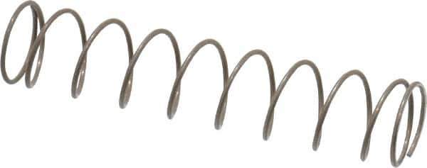 Value Collection - 0.42" OD, 0.047" Wire, 1/2" Free Length, Music Wire Compression Stock Springs Spring - 47.07 Lb Spring Rating - Exact Tool & Supply