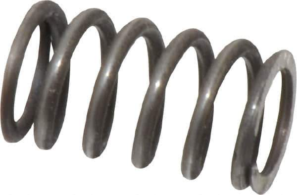 Value Collection - 0.42" OD, 0.054" Wire, 3/4" Free Length, Music Wire Compression Stock Springs Spring - 50.16 Lb Spring Rating - Exact Tool & Supply