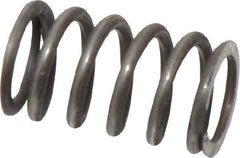 Value Collection - 0.42" OD, 0.054" Wire, 3/4" Free Length, Music Wire Compression Stock Springs Spring - 50.16 Lb Spring Rating - Exact Tool & Supply