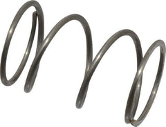 Value Collection - 0.48" OD, 0.035" Wire, 3/4" Free Length, Music Wire Compression Stock Springs Spring - 8.53 Lb Spring Rating - Exact Tool & Supply
