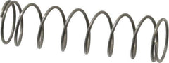 Value Collection - 0.48" OD, 0.035" Wire, 1-3/4" Free Length, Music Wire Compression Stock Springs Spring - 3.45 Lb Spring Rating - Exact Tool & Supply
