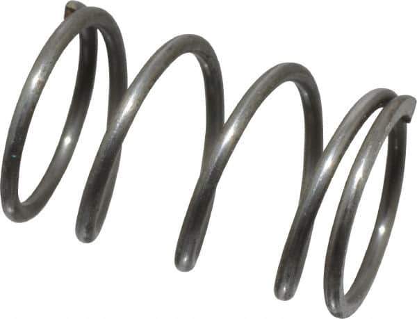 Value Collection - 0.48" OD, 0.041" Wire, 3/4" Free Length, Music Wire Compression Stock Springs Spring - 14.47 Lb Spring Rating - Exact Tool & Supply