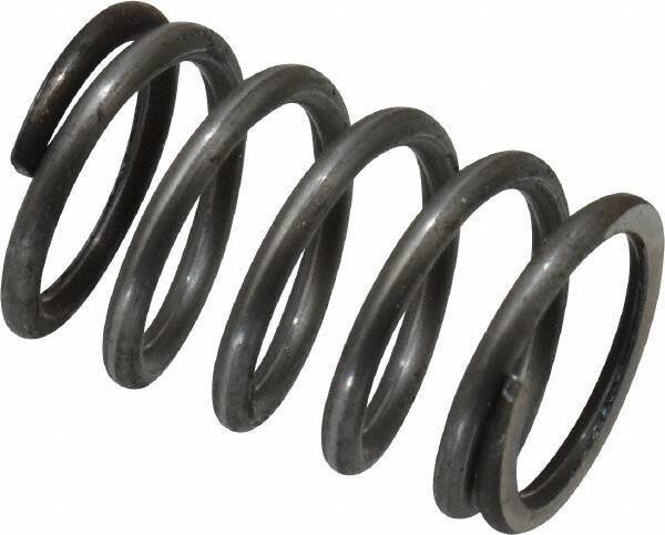 Value Collection - 0.48" OD, 0.054" Wire, 3/4" Free Length, Music Wire Compression Stock Springs Spring - 39.06 Lb Spring Rating - Exact Tool & Supply