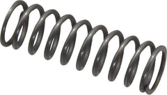 Value Collection - 0.48" OD, 0.054" Wire, 1-1/2" Free Length, Music Wire Compression Stock Springs Spring - 18.01 Lb Spring Rating - Exact Tool & Supply