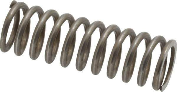 Value Collection - 0.48" OD, 0.062" Wire, 1-1/2" Free Length, Music Wire Compression Stock Springs Spring - 30.69 Lb Spring Rating - Exact Tool & Supply