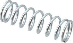 Value Collection - 0.6" OD, 0.062" Wire, 1-3/4" Free Length, Music Wire Compression Stock Springs Spring - 17.13 Lb Spring Rating - Exact Tool & Supply