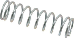 Value Collection - 0.6" OD, 0.062" Wire, 2" Free Length, Music Wire Compression Stock Springs Spring - 14.84 Lb Spring Rating - Exact Tool & Supply