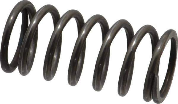 Value Collection - 0.72" OD, 0.08" Wire, 1-1/2" Free Length, Music Wire Compression Stock Springs Spring - 38.45 Lb Spring Rating - Exact Tool & Supply