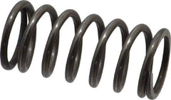 Value Collection - 0.72" OD, 0.08" Wire, 1-1/2" Free Length, Music Wire Compression Stock Springs Spring - 38.45 Lb Spring Rating - Exact Tool & Supply