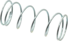 Value Collection - 0.85" OD, 0.054" Wire, 2" Free Length, Music Wire Compression Stock Springs Spring - 5.76 Lb Spring Rating - Exact Tool & Supply