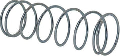 Value Collection - 0.85" OD, 0.054" Wire, 2-1/2" Free Length, Music Wire Compression Stock Springs Spring - 4.55 Lb Spring Rating - Exact Tool & Supply