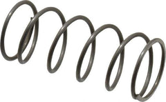 Value Collection - 0.85" OD, 0.062" Wire, 2" Free Length, Music Wire Compression Stock Springs Spring - 8.91 Lb Spring Rating - Exact Tool & Supply