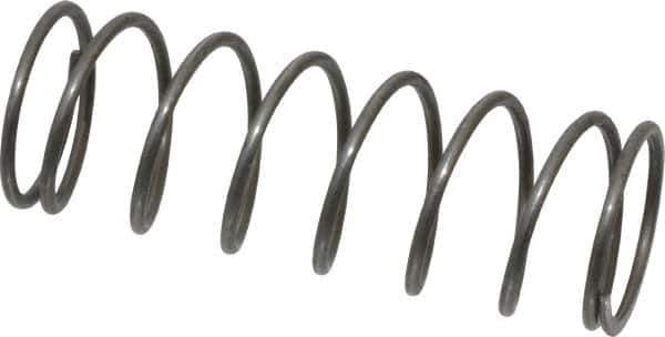 Value Collection - 0.85" OD, 0.062" Wire, 2-1/2" Free Length, Music Wire Compression Stock Springs Spring - 7.04 Lb Spring Rating - Exact Tool & Supply