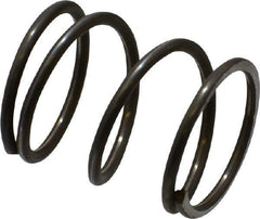 Value Collection - 0.85" OD, 0.072" Wire, 1" Free Length, Music Wire Compression Stock Springs Spring - 31.91 Lb Spring Rating - Exact Tool & Supply