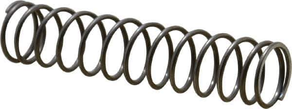 Value Collection - 0.85" OD, 0.072" Wire, 4" Free Length, Music Wire Compression Stock Springs Spring - 7.08 Lb Spring Rating - Exact Tool & Supply